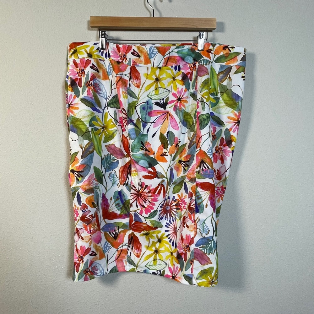 RipSkirt Hawaii Floral Wrap Skirt Women XL Multicolor Watercolor Quick Dry Beach - Picture 5 of 9